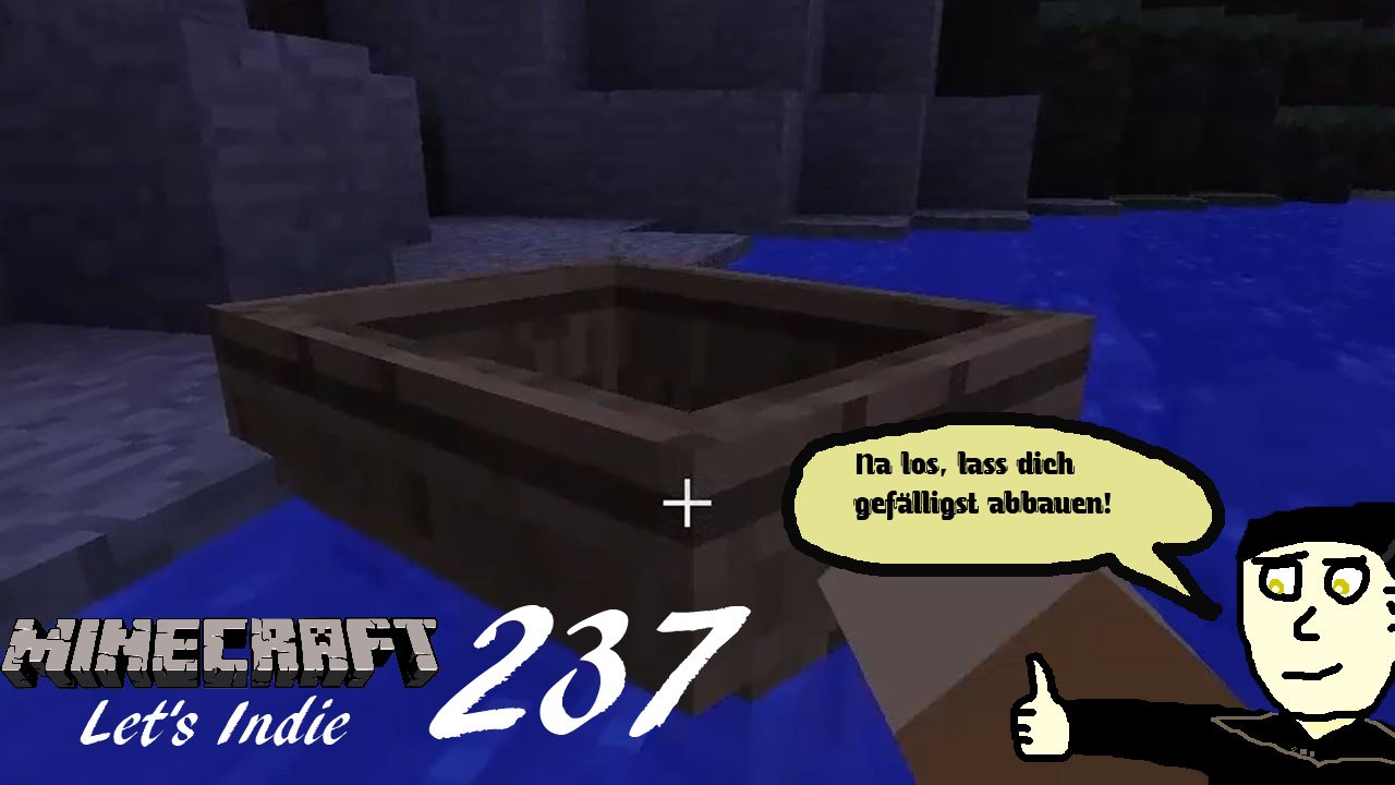 Minecraft let's indie 237: das unabbaubare boot