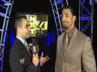 Roman Reigns NXT Backstage interview