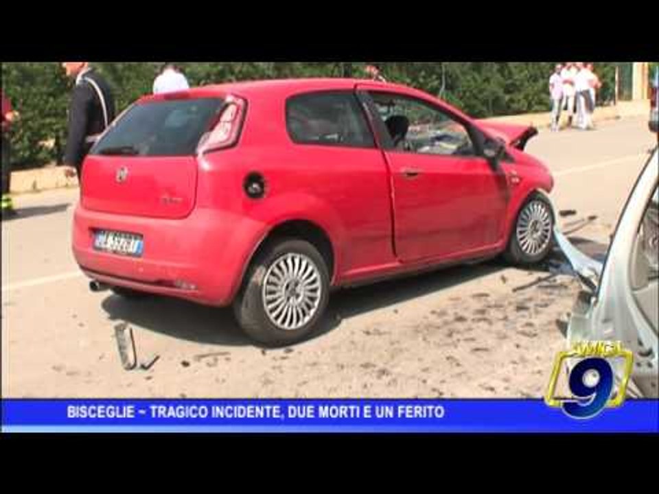 Andria -Bisceglie |  Tragico incidente, due morti e un ferito