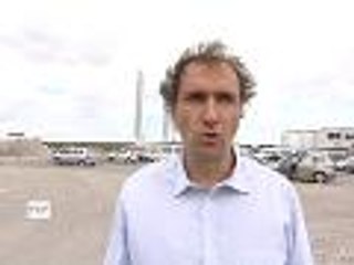 Interview de Vincent Feltesse sur le pont Bacalan-Bastide