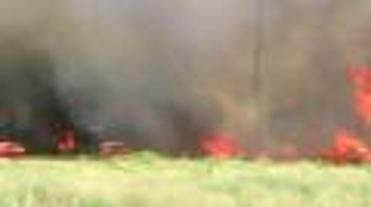 Première vidéo de l'incendie de Lacanau