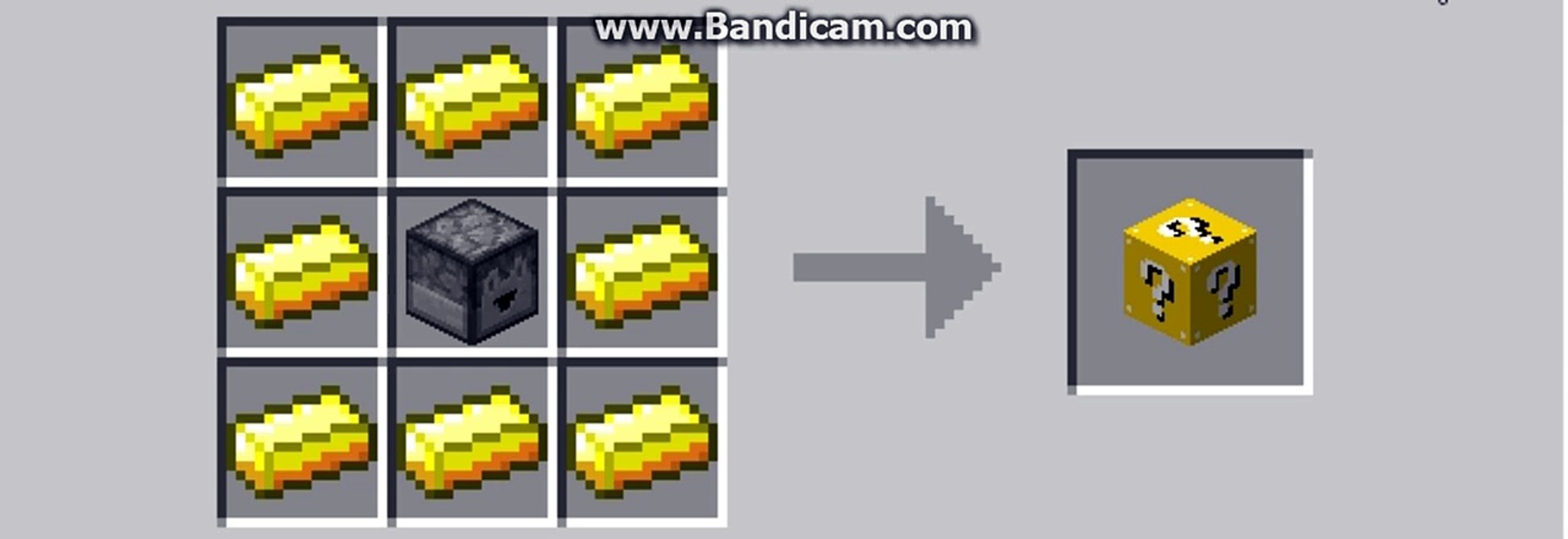 Block Recipes in Minecraft