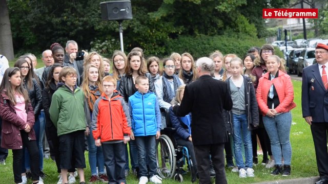 Saint-Brieuc. Vibrante « Marseillaise » des collégiens