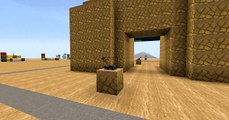 Minecraft improved simple and fast 4x4 hidden piston door