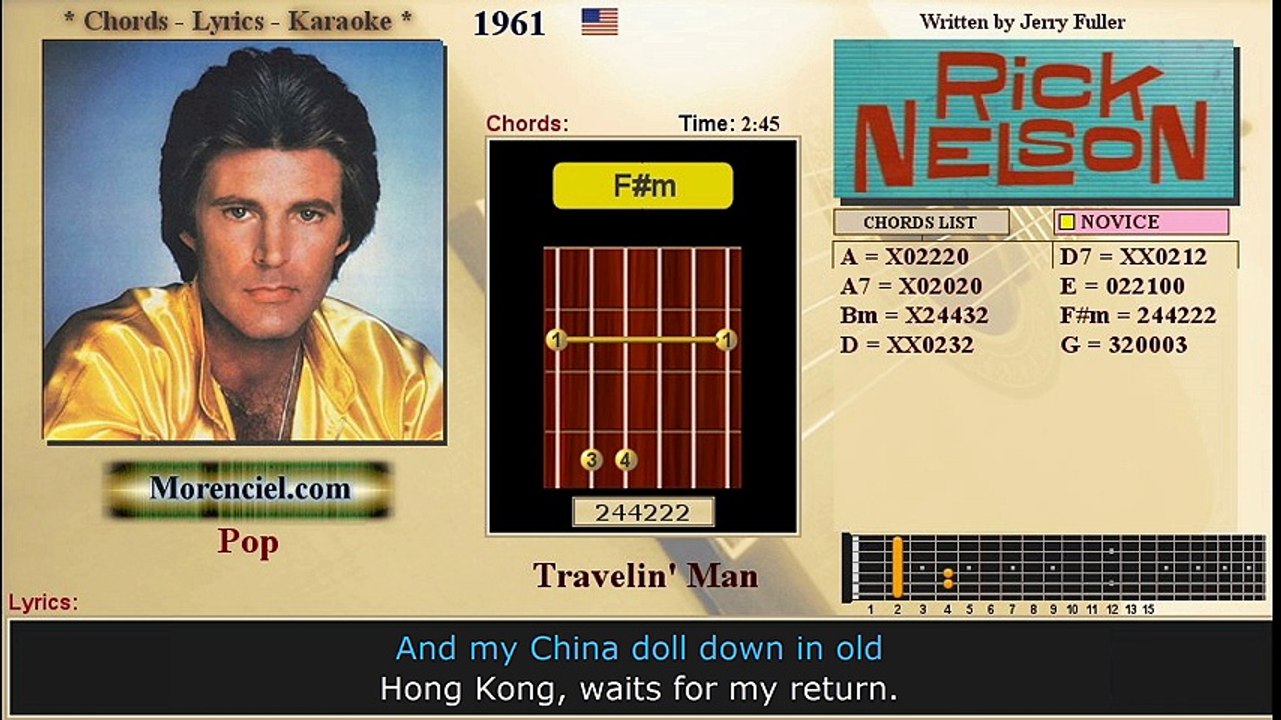 Travelin Man - Ricky Nelson