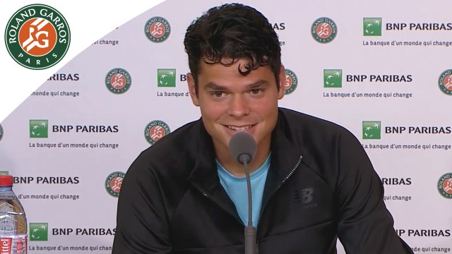 Roland-Garros 2016 - Conférence de presse: Raonic / 1/8