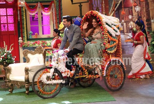 bipasha basu and karan singh grover,comedy nights with kapil 2016