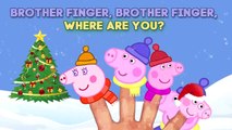 Peppa Pig Christmas Finger Family Nursery Rhymes Lyrics video snippet