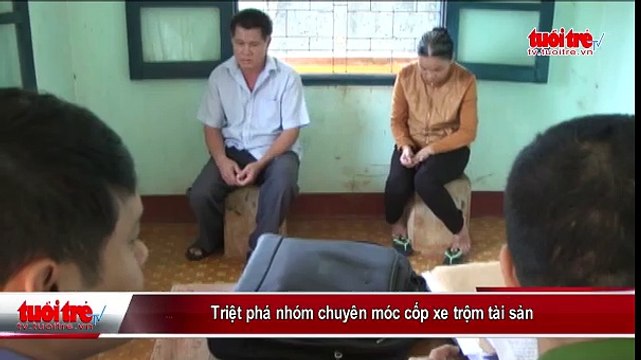 Triệt phá nhóm chuyên móc cốp xe trộm cắp tài sản