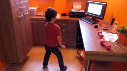 Thomas fait du sport avec moi