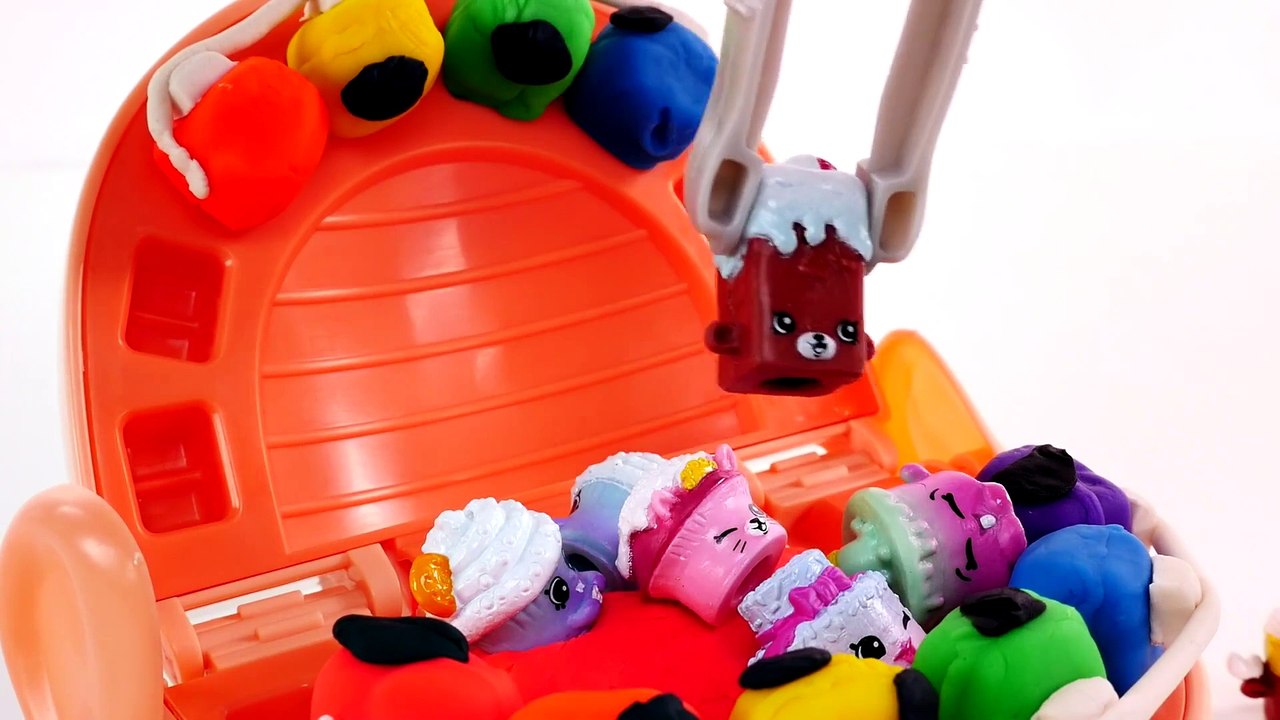 Dr. Drill n Fill Eating Shopkins | Play Doh Rotten Rainbow Teeth visits Dentist Amy Jo