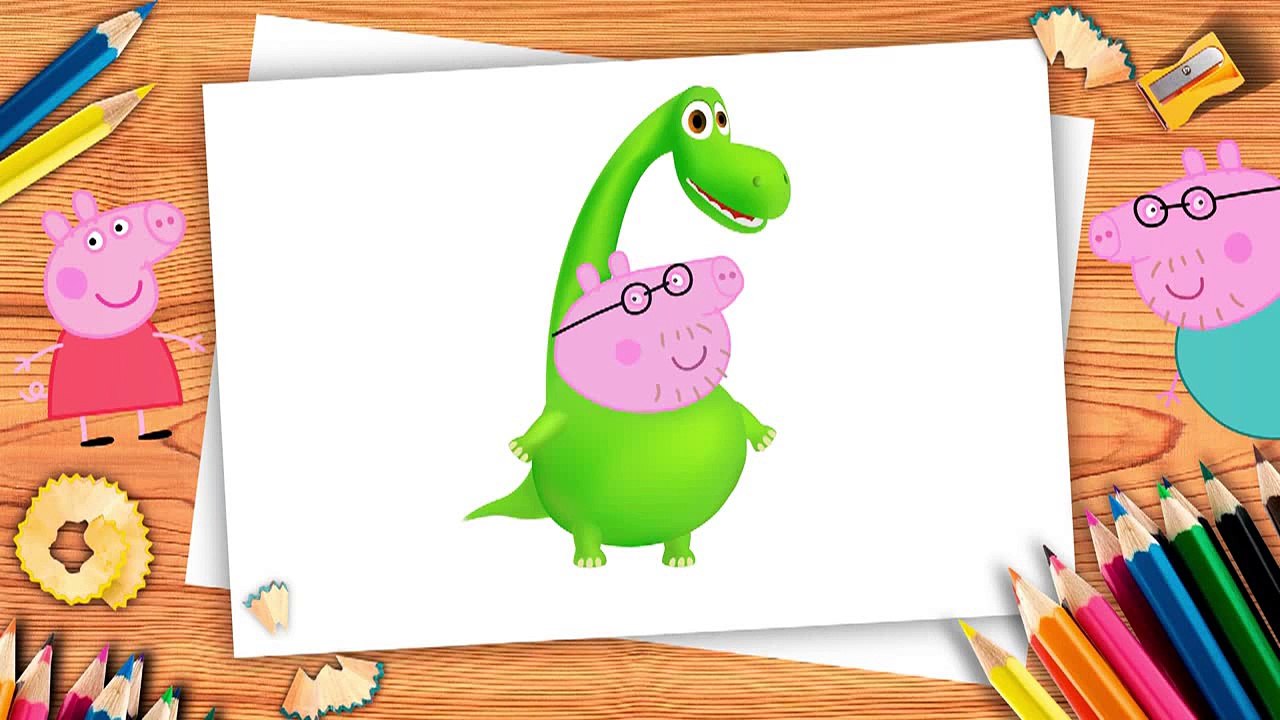 Peppa Pig English episodes Dinosaur Finger Family Nursery Rhymes Lyrics video snippet