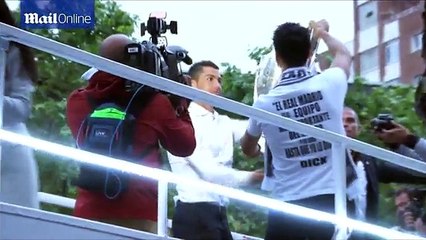 Real Madrid arrive home after winning Champions League final