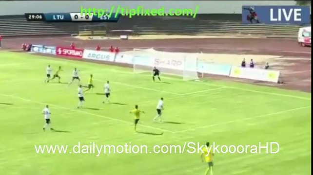 Lithuania 2-0 Estonia - All Goals And Highlights HD (29.5.2016) - Baltic Cup