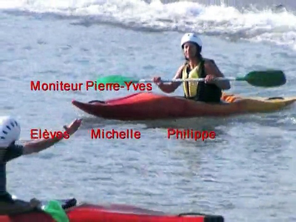 Cours de kayak