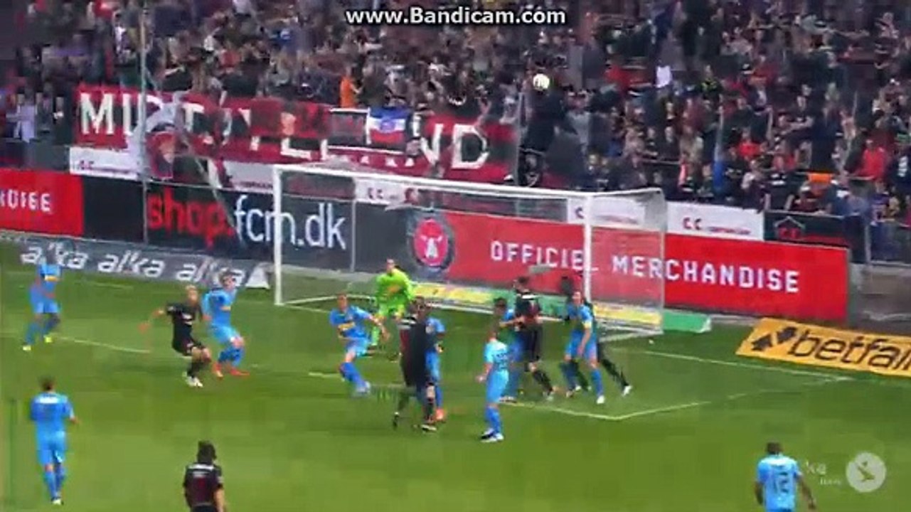 Pusic M. (2:0) Midtjylland vs Nordsjaelland (2016.05.29)