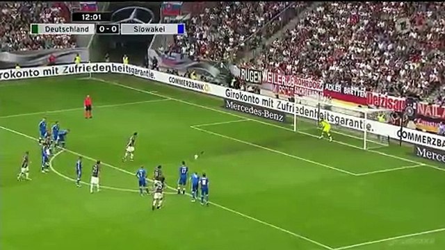 1-0 Mario Gomez Goal HD - Germany vs Slovakia 29.05.2016 HD