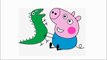 Peppa Pig Coloring Pages - Peppa Coloring Book - Pig George Coloring Pages