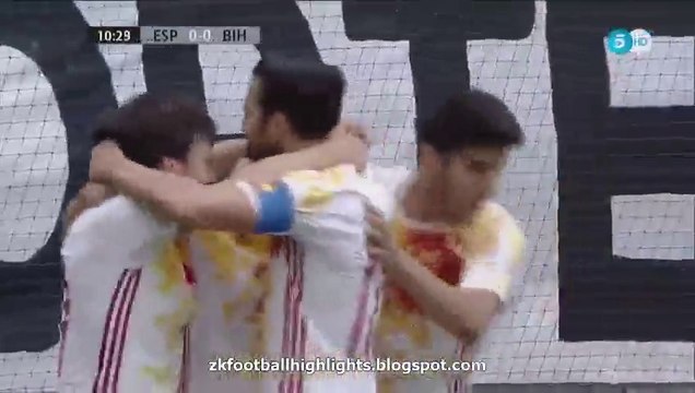 Nolito Super Goal HD - Spain 1-0 Bosnia-Herzegovina - 29.05.2016 HD
