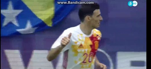 Aritz Aduritz incredible MISS - Spain 2-0 Bosnia 29-05-2016