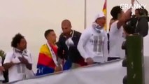 Cristiano Ronaldo Baile en la victoria del Real Madrid en autobús desfile 29_05_2016