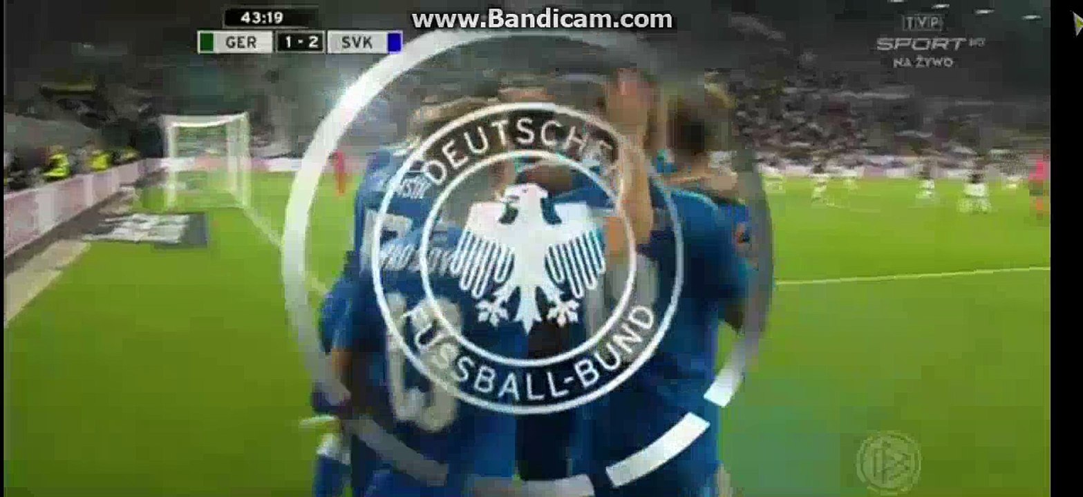 Michal Duric  Goal - Germany 1-2 Slovakia - 29-05-2016