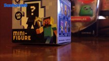 Minecraft Mini Figures Ice Series & Tube Heroes Captain Sparklez w/ Jerry Slime Unboxing!