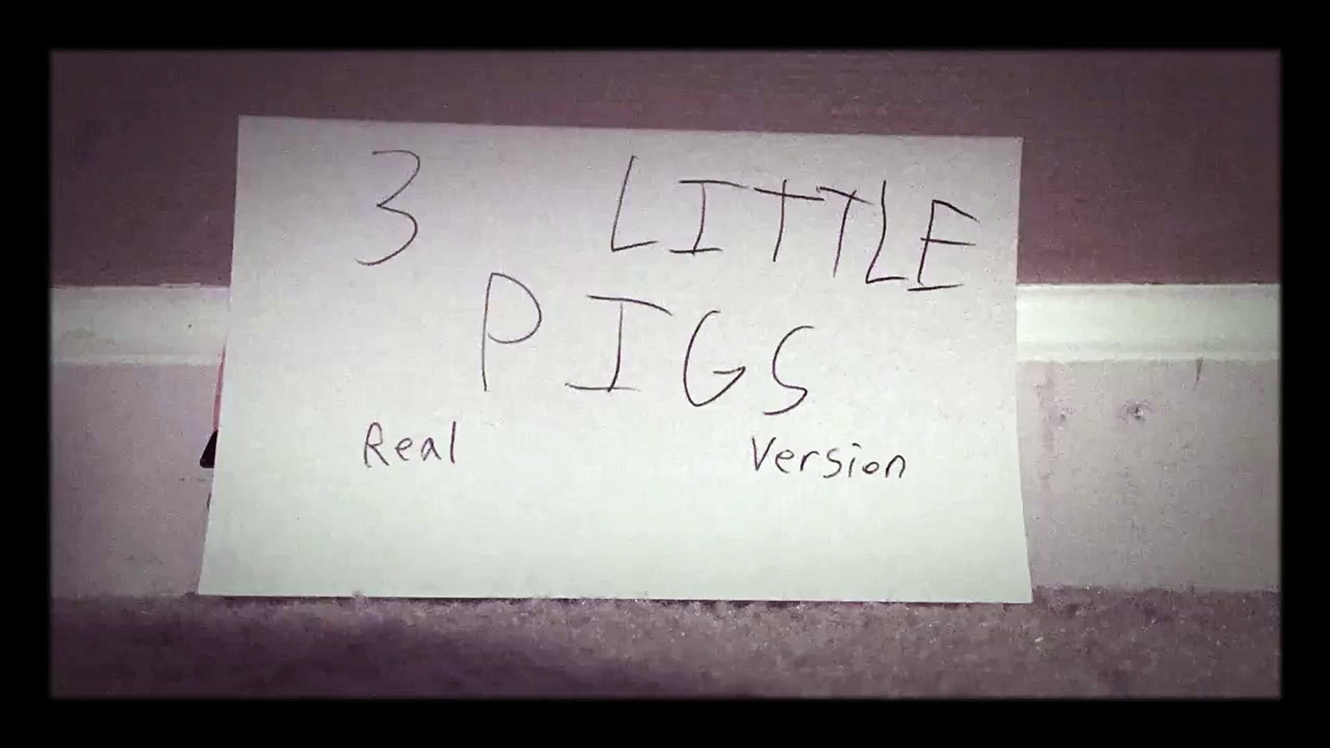 REAL Three Little Pigs Story