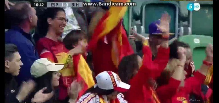 Half Time Goals - Spain 2-1 Bosnia Herzegovina 29-05-2016