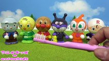 アンパンマン みんなで食べた後は歯磨きしよう❤ animekids アニメキッズ animation Anpanman Toy Dntifrice