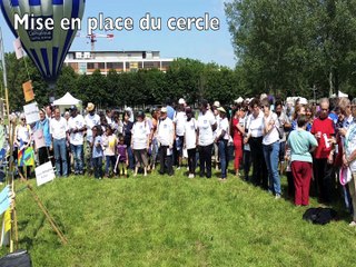 Lyon - un cercle de au 70 ans de Secours Catholique