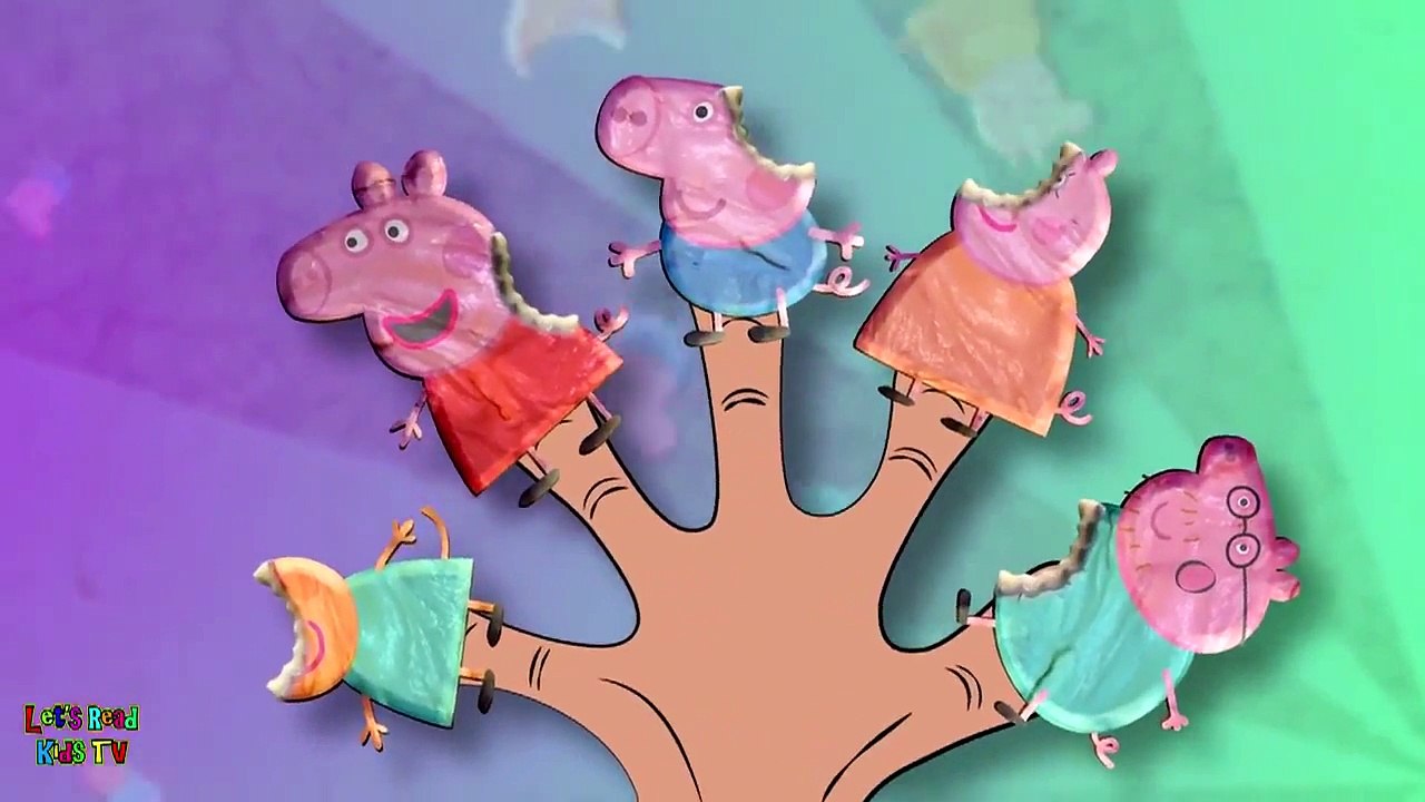 PEPPA PIG CAKE POP FINGER FAMILY SONG DADDY FINGER LOLLIPOP CANDY SONG WITH LYRICS video snippet