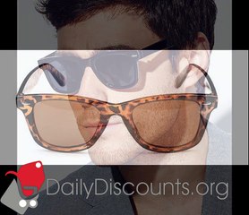 Unisex Wayfarer Sunglasses For Less for Only $9