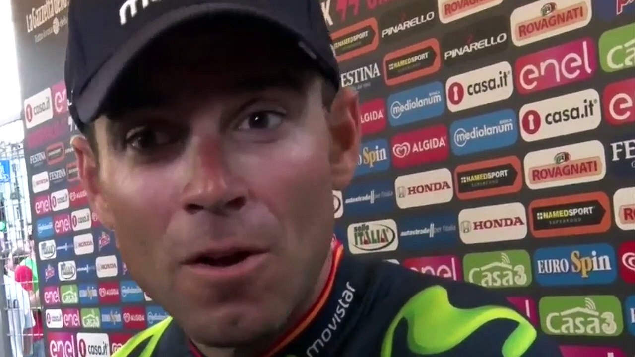 Giro 2016 - Alejandro Valverde 3e du général : "Je suis très content de ce que j'ai fait sur ce Giro et Tour d'Italie"