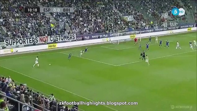 Spain vs Bosnia & Herzegovina 3-1 All Goals & Highlights 29.05.2016