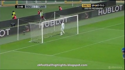 All Goals- Romania 3-4 Ukraine 29-05-2016