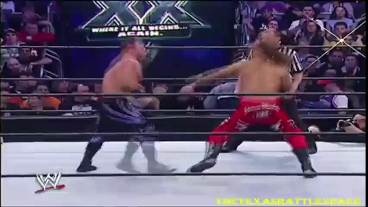 Chris Benoit vs Triple H vs Shawn Michaels Wrestlemania 20 Highlights