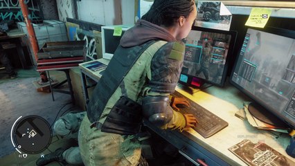 The man with the finger gun