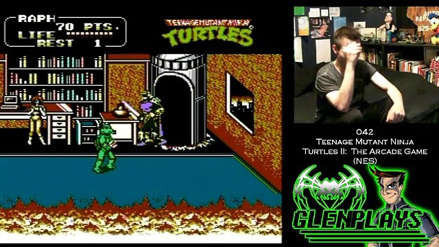 Glenplays: Teenage Mutant Ninja Turtles II: The Arcade Game (NES)
