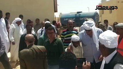 محافظ مطروح يسلم مفاتيح 23 منزلًا لأهالي جارة أم الصغير