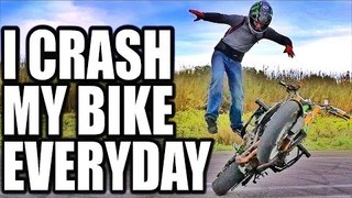 Amazing Skills ( I CRASH my bike EVERYDAY - RideMyLife #2 )