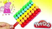 플레이도우 만들기 Play Doh - The Idea Create Colorful Dot Ice-Cream With Peppa Pig