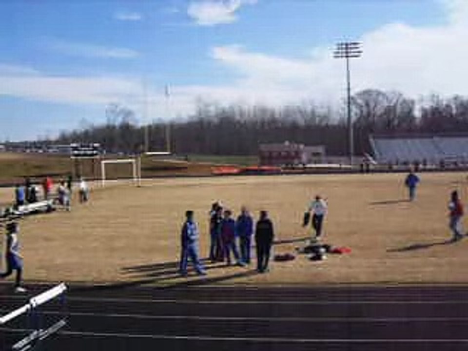 2009-01-10 SVHS Women Winning the 4x800 at Marvin Ridge High School clip 8