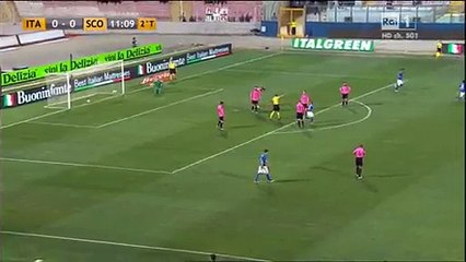 Lorenzo Insigne Goal Italy 2-0 Scotland Friendly Match