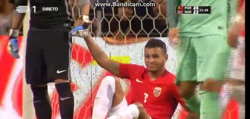 Norway Penalty situation - Portugal 1-0 Norway - 29-05-2016 Friendly match