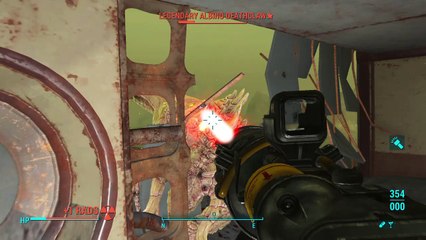 Fallout 4 (don't go into the glowing se without power armor or rad away or this will happen)