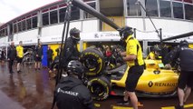 Renault F1 pit-stop practice Monaco GP 2016