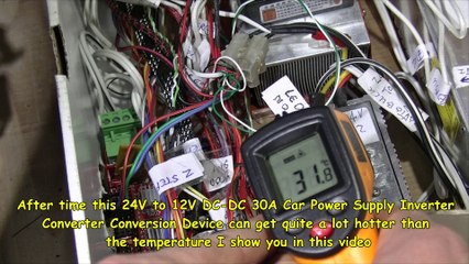 24 Volt to 12 Volt Buck Convertor Heat