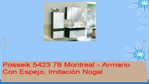 Posseik 5423 78 Montreal  Armario Con Espejo Imitación Nogal