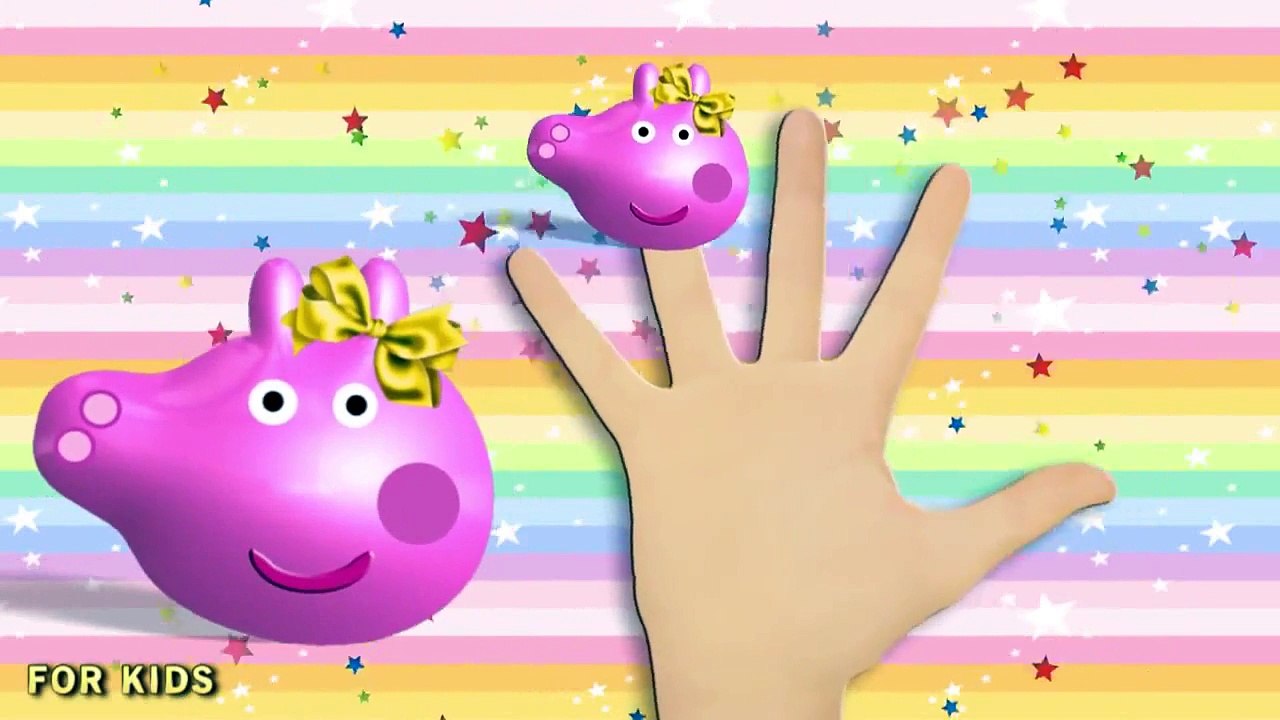 Finger Family SONG with Peppa Pig 3D Nursery Rhyme FOR KIDS video snippet